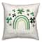 St. Patrick's Day Rainbow 18" x 18" Indoor / Outdoor Pillow